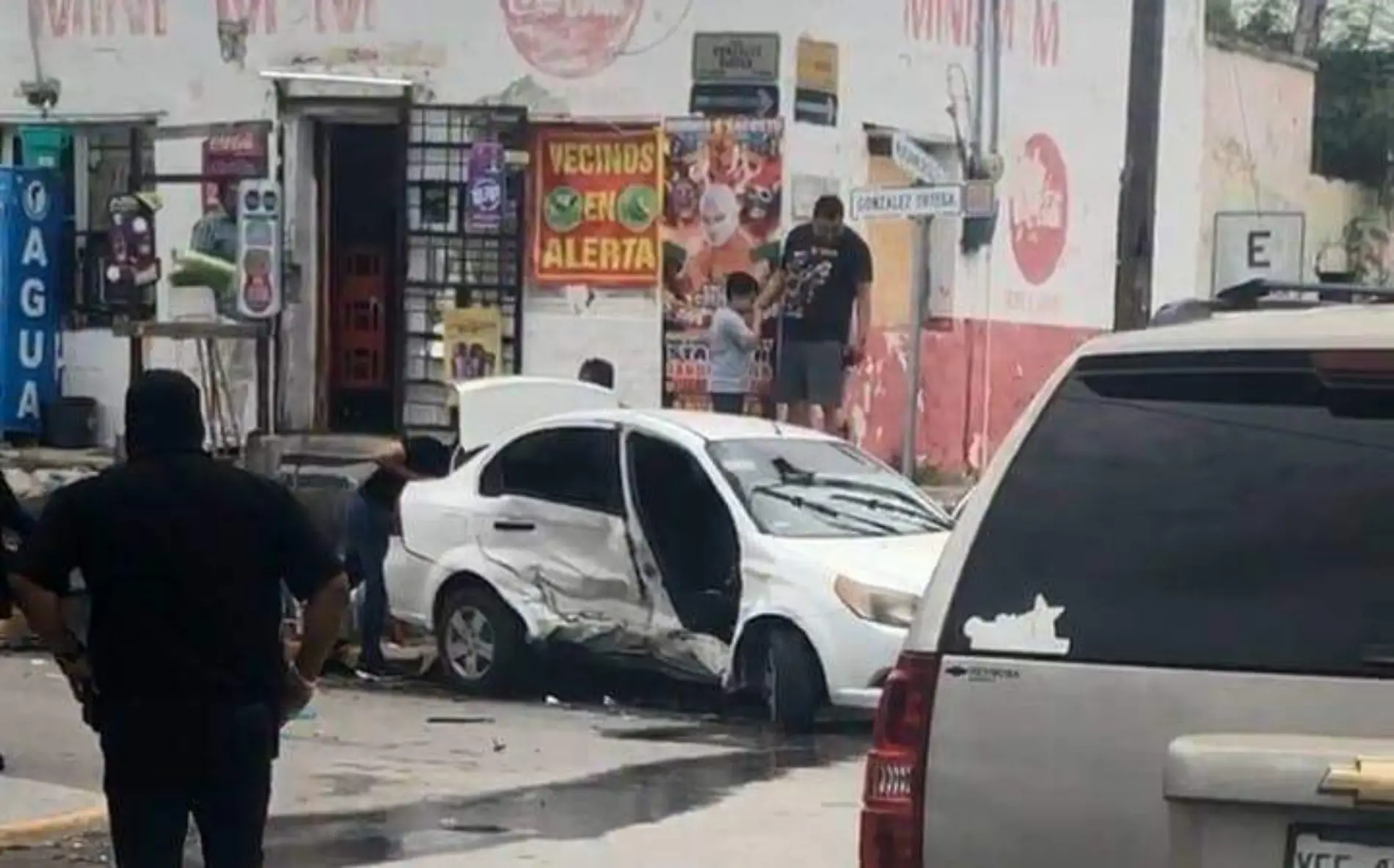 Persecución en Reynosa,Tamaulipas culmina en choque, hay un detenido y dos lesionadas Jaime Jiménez (1)